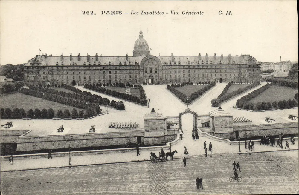Paryż — Les Invalides — Widok ogólny — C.M. nr 262 - Awers