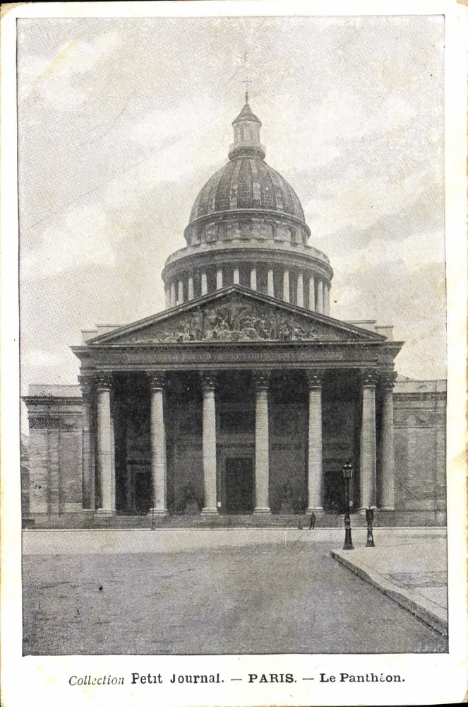 Paris — O Panteão — Coleção Petit Journal - Frente
