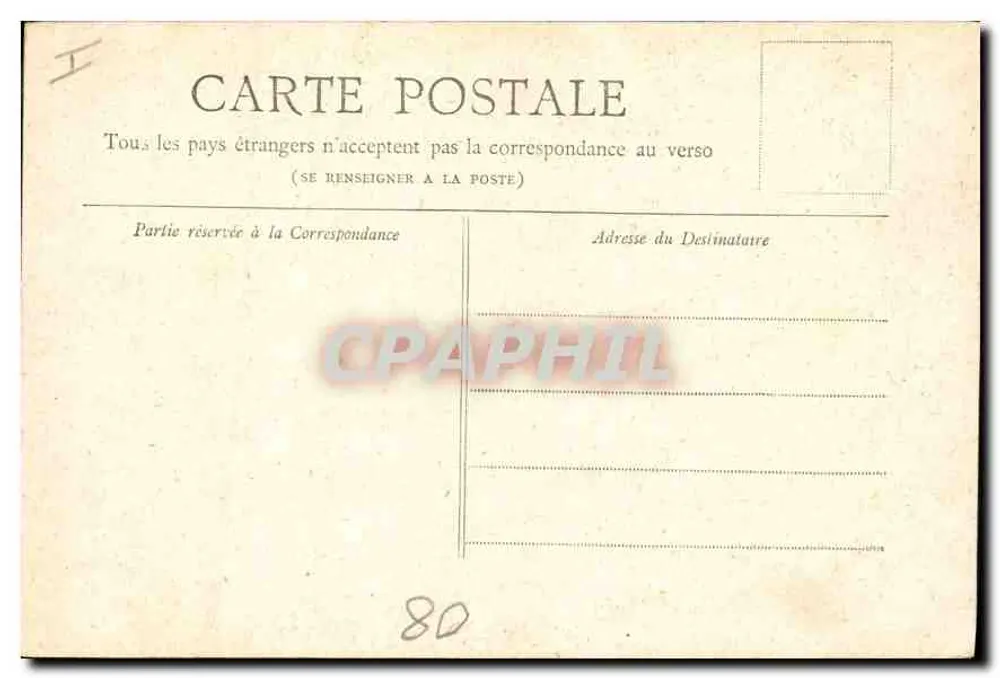 Paris — O Panteão — Coleção Petit Journal - Verso