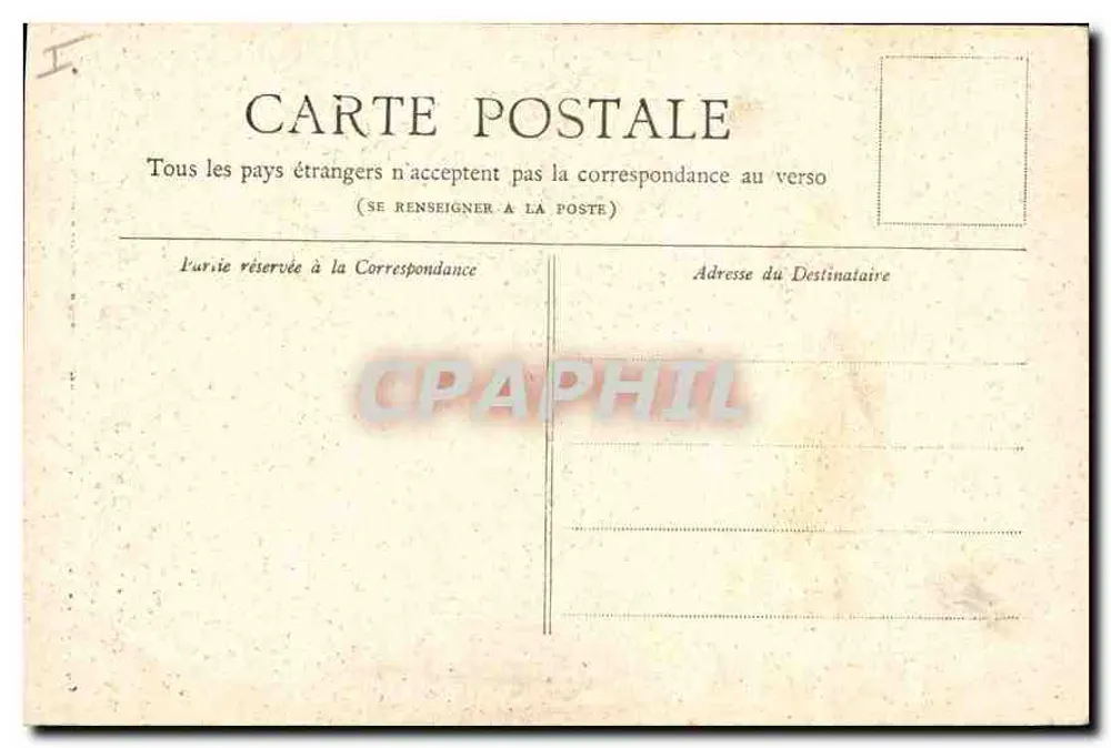 Paris — Uhr des Palais de Justice — Sammlung Petit Journal - Rückseite