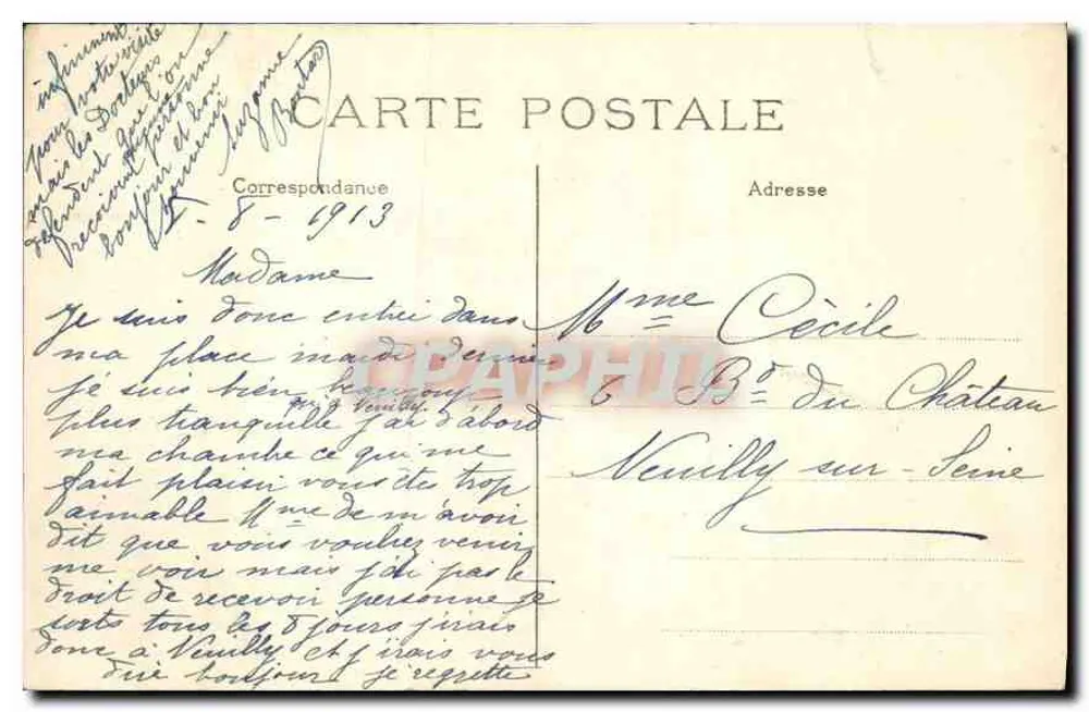 Paris — O Panteão — J. H. editor - Verso