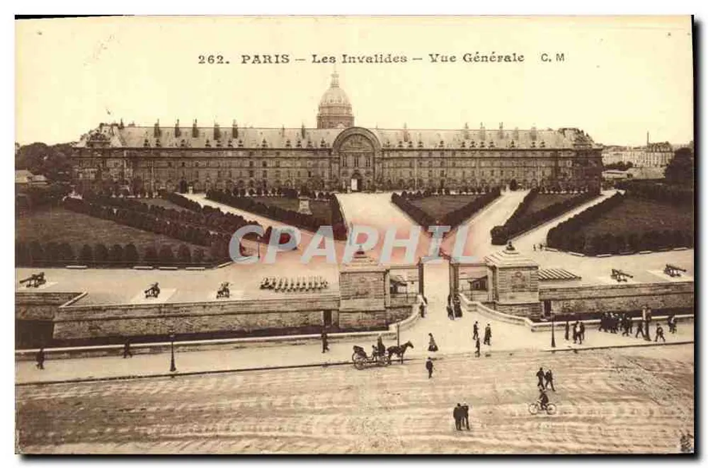 PARIS — Les Invalides — Vista Geral — C.M. n°262 - Frente
