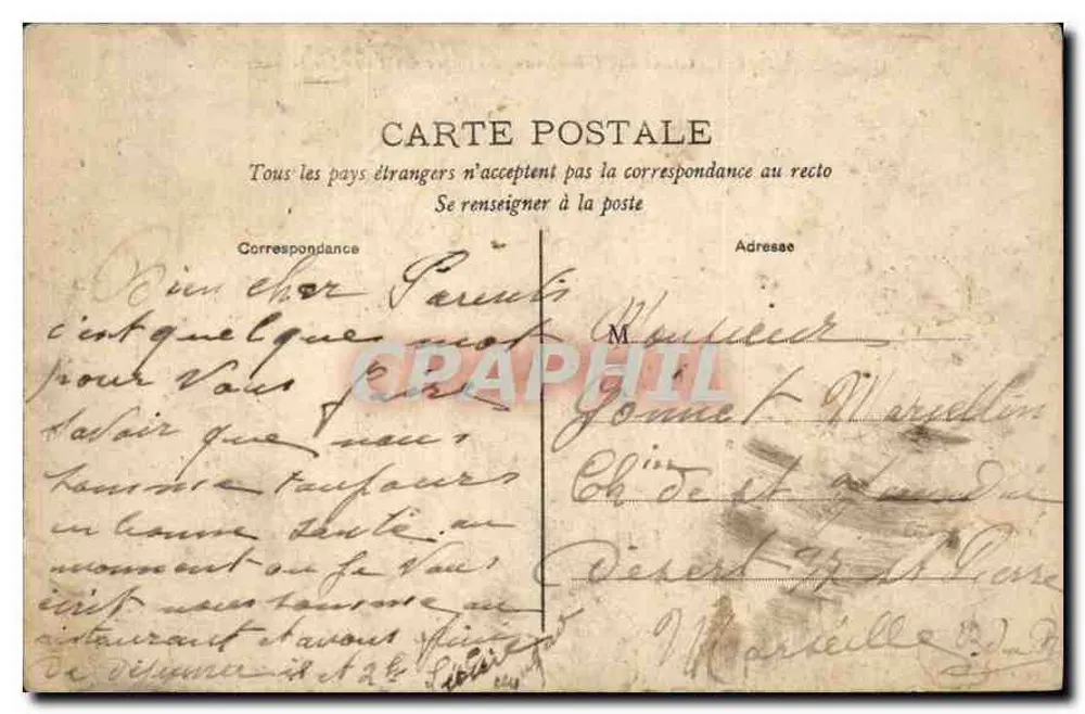 Paris - Grand Hôtel, Boulevard des Capucines et Rue Scribe — PH. ROSEN, PARIS - Rückseite
