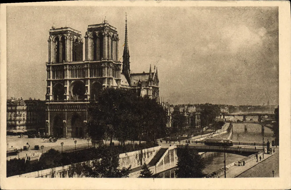 Notre-Dame de Paris — Allgemeiner Blick — Édition d'Art YVON, Serie 3 n°78 - Vorderseite