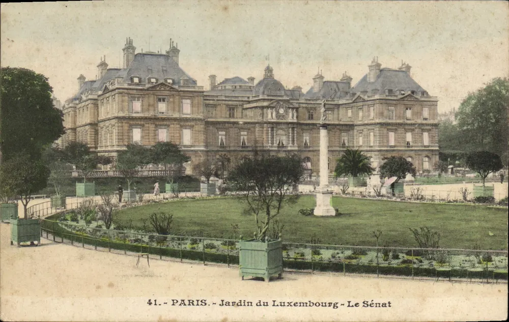 Paris - Luxembourg-Garten - Der Senat — n°41 - Vorderseite