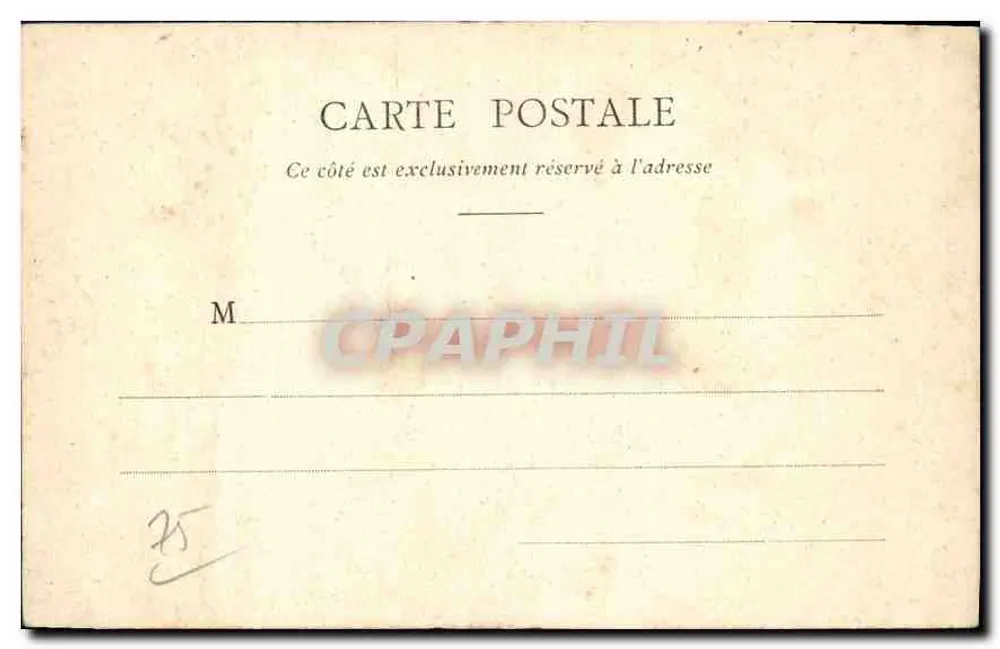 Paris - Luxembourg-Garten - Der Senat — n°41 - Rückseite
