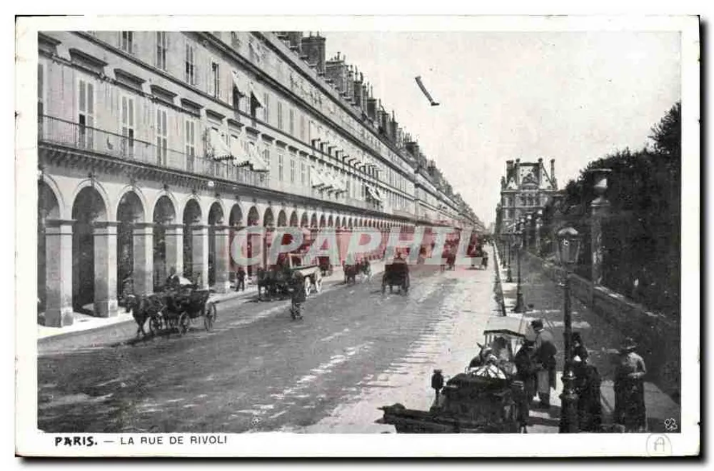 Paris — A Rue de Rivoli - Frente