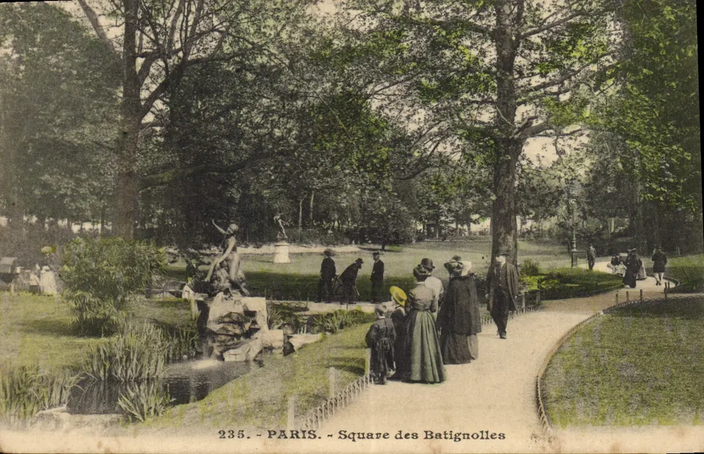 Square des Batignolles — Paris — editor 235 - Frente