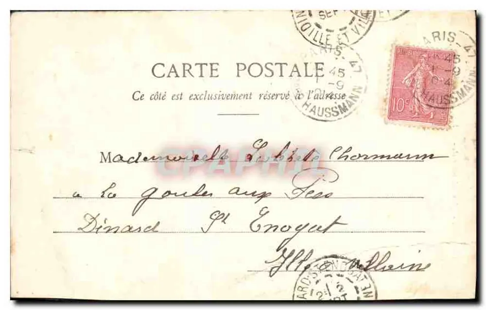 Paris - Igreja de Saint-Marcel — G. I. n°78 - Verso