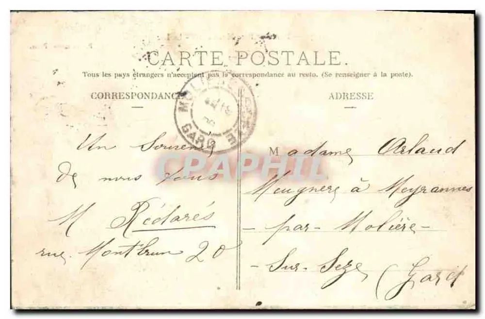 Paris — Parc Montsouris — O Lago — P. Marmuse, Paris, n°427 - Verso