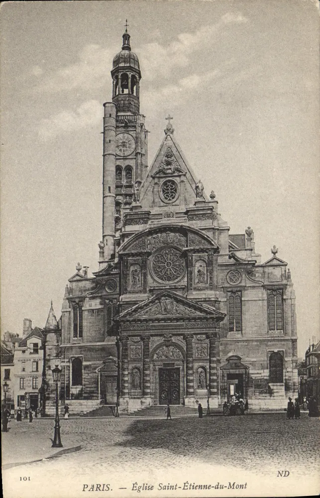 PARIS — Kirche Saint-Étienne-du-Mont — HAISON MARY, n°101 - Vorderseite