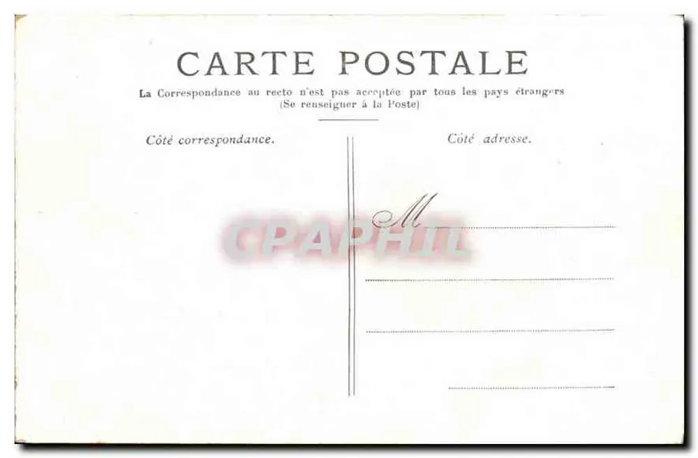 PARIS — O Grand Palais, Champs-Élysées — editor não visível - Verso