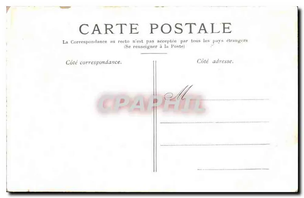 Paris — O Ponte Alexandre III — Editor não identificado, número de série não visível - Verso
