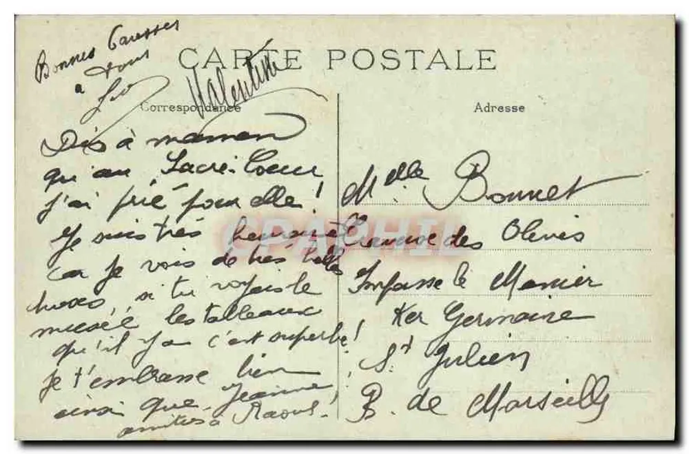 Paris — Igreja de São Vicente de Paulo — J.H. - Verso