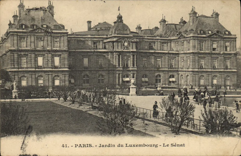 Paris - Luxembourg-Garten - Der Senat - Vorderseite