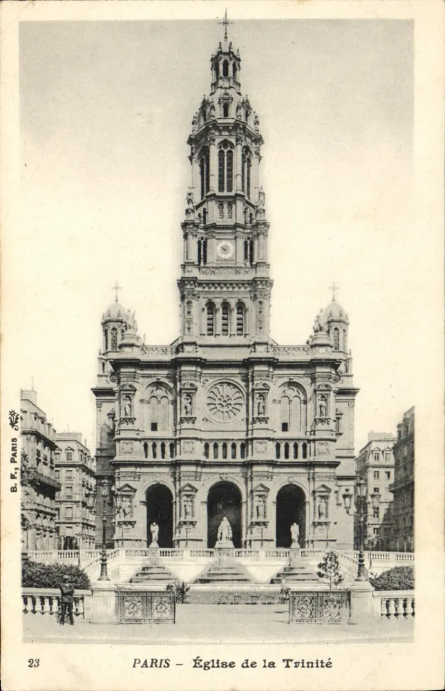 Paris – Igreja da Trindade – B.P. Paris, n°23 - Frente