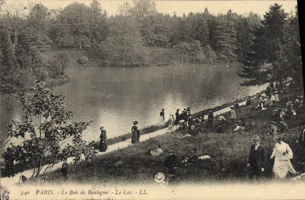 Paris - Der Bois de Boulogne - Der See - LL. - n°340 - Vorderseite
