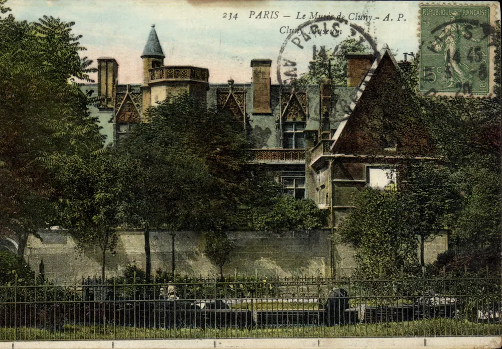 Paris — O Museu de Cluny — A.P. n°234 - Frente