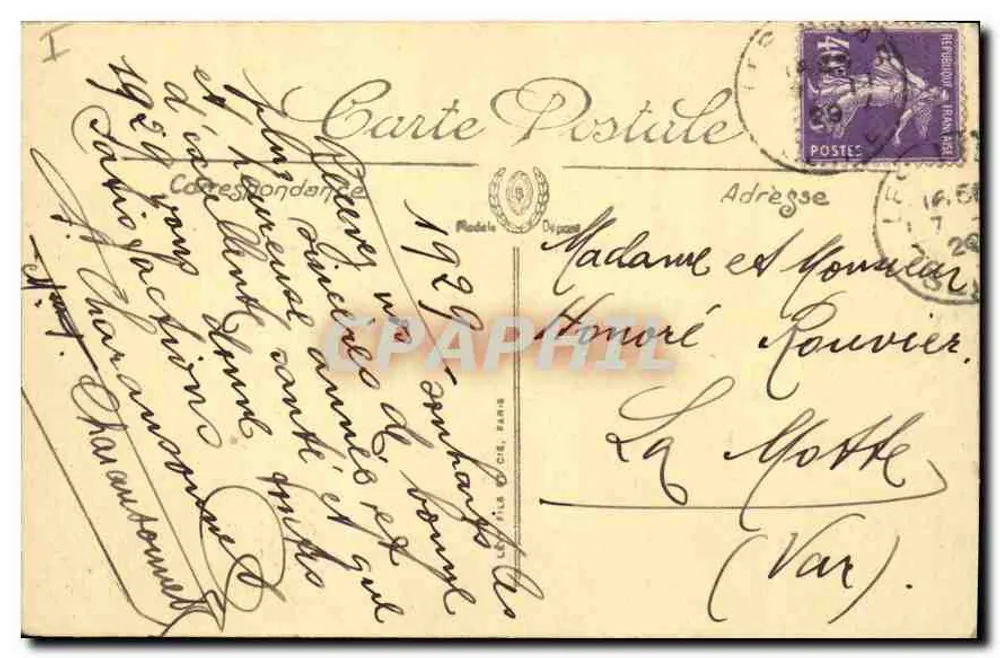 Paris — A Estação de Lyon — LL. — n° 177 - Verso