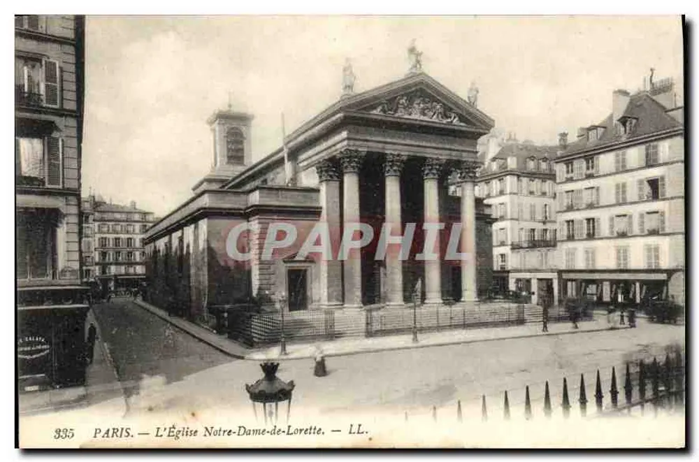 Parigi — La Chiesa di Notre-Dame-de-Lorette — LL. — n° 335 - Recto