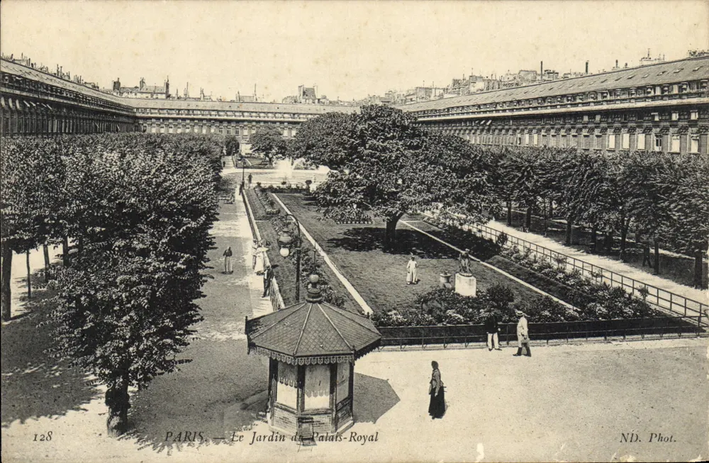 Paris — O Jardim do Palácio Real — ND. Fot. n°128 - Frente