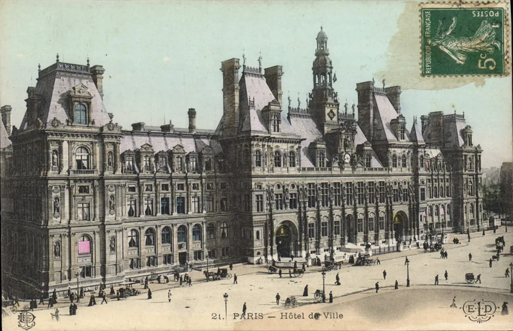 PARIS — Hotel de Ville — ELP, n°21 - Frente