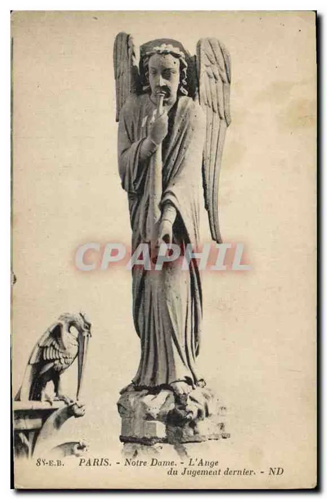 Paris - Notre Dame - Der Engel des Letzten Gerichts - ND - Vorderseite
