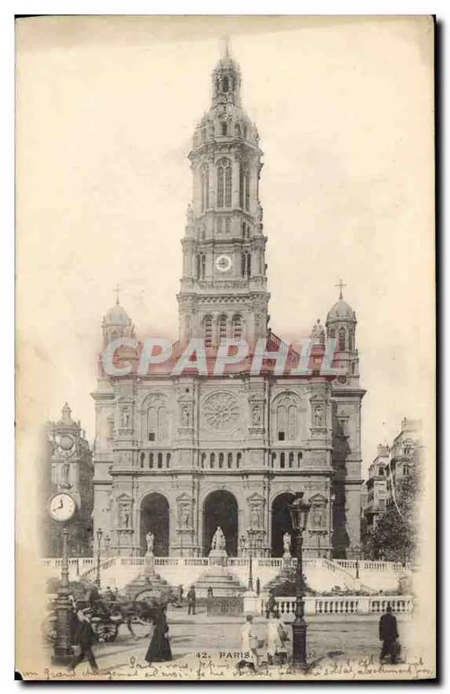 Igreja de Santa Elisabeto de Paris — vista da fachada — editoria Paris, n°42 - Frente