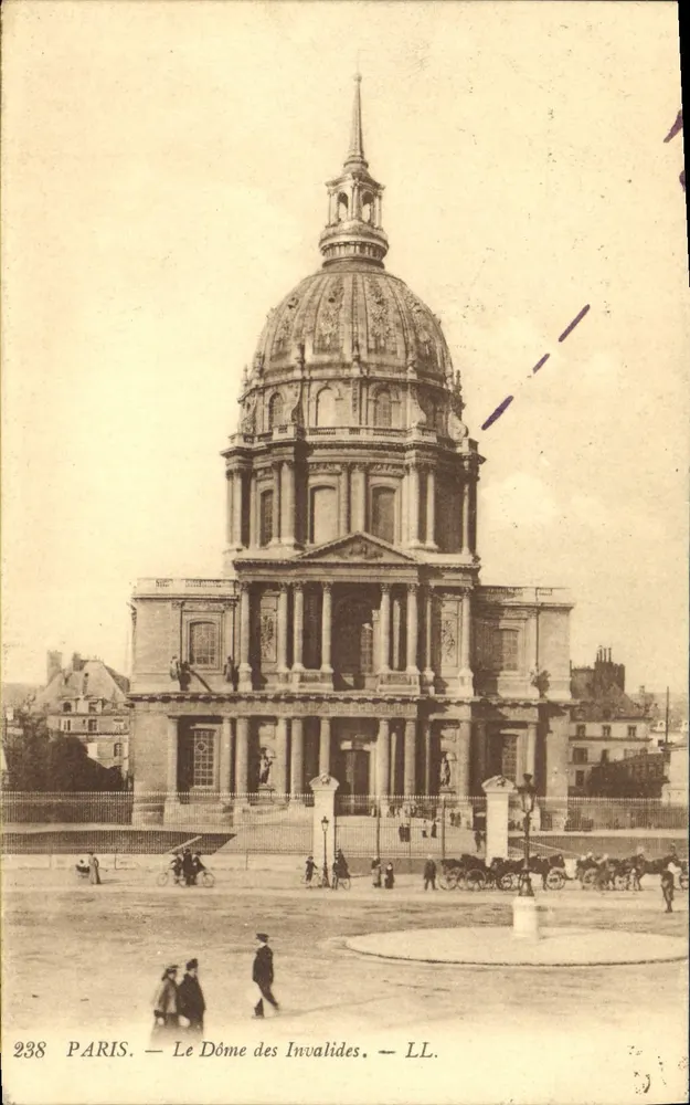 Paris — O Dôme dos Invalidos — LL. n° 238 - Frente