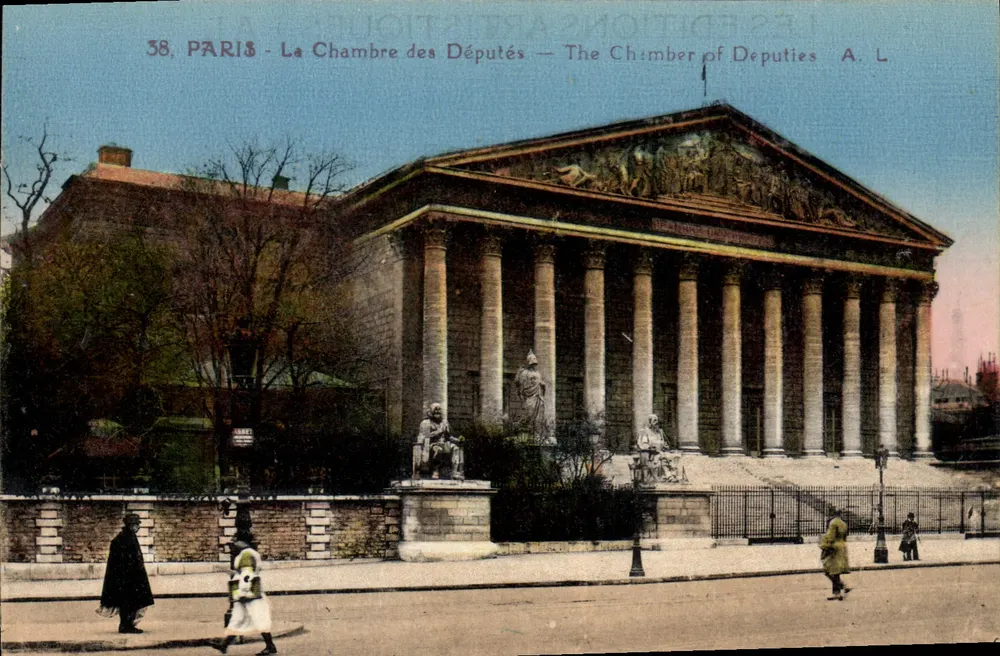 Parigi - La Camera dei Deputati — The Chamber of Deputies — Edizioni Artistiche A.L. - Recto