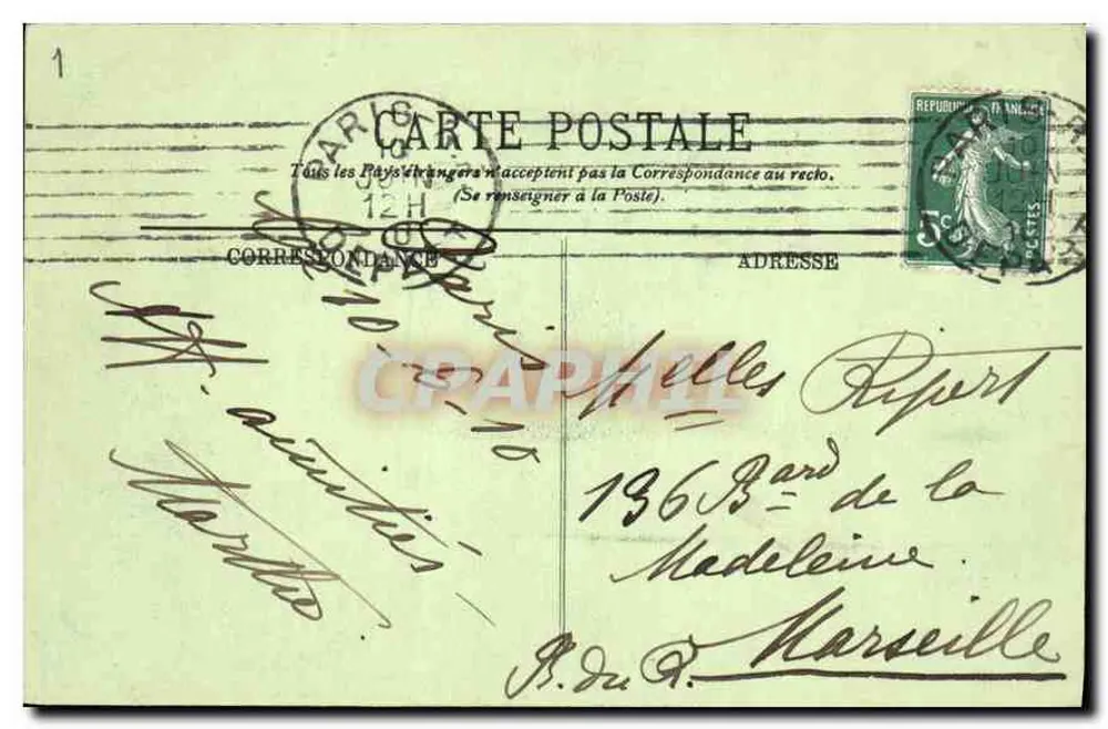 Paris — O Hotel dos Inválidos — LL. n°713 - Verso