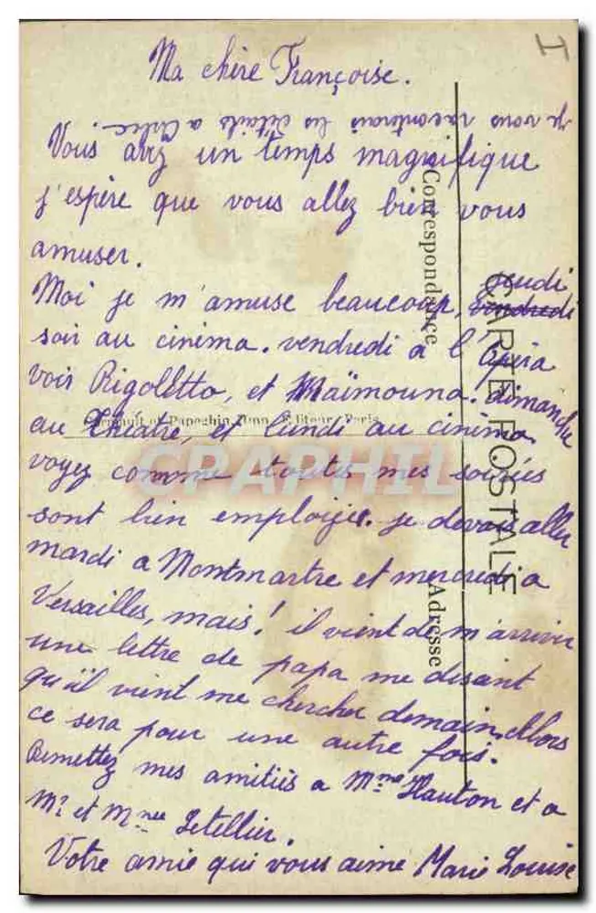 Paris — A Porta Saint-Martin — A.P. (n°146) - Verso