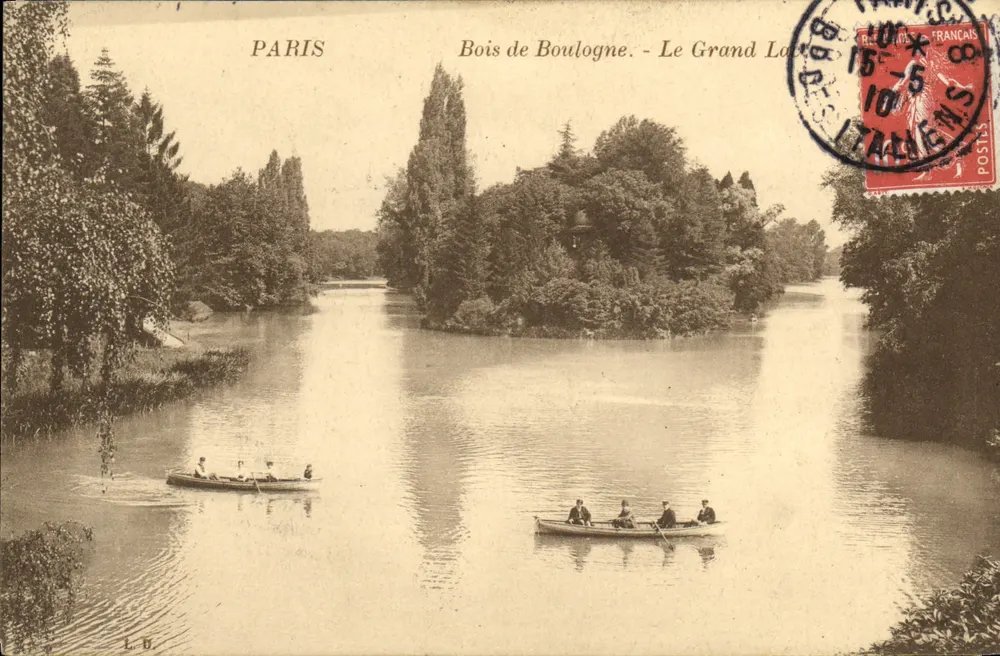 Paris - Bois de Boulogne - Der Große See — LB, Verlag - Vorderseite