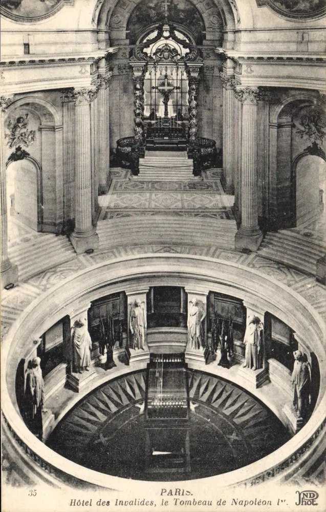 Hôtel des Invalides, das Grab von Napoleon I — Paris — N.D. J.H.O.E. Nr. 35 - Vorderseite