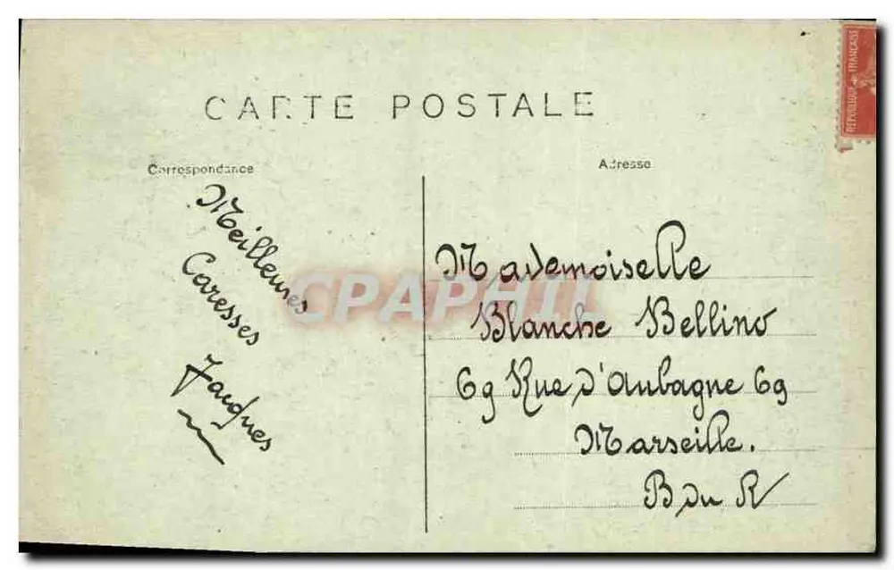 Paris — O Panteão — editor e número de série 57 - Verso