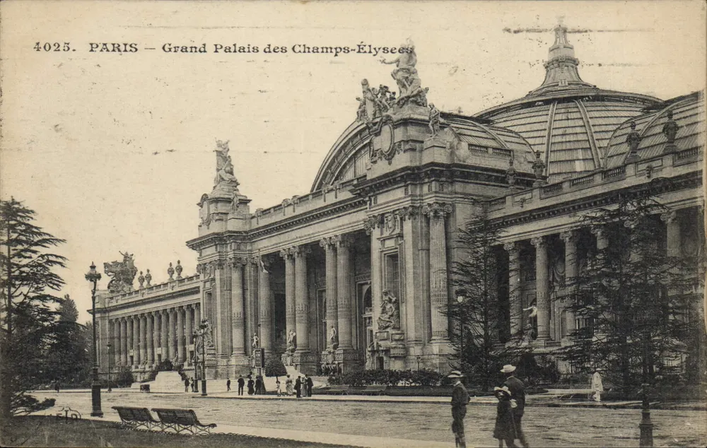 Parigi — Grand Palais des Champs-Élysées — editore J. Le Dably, n° 4025 - Recto
