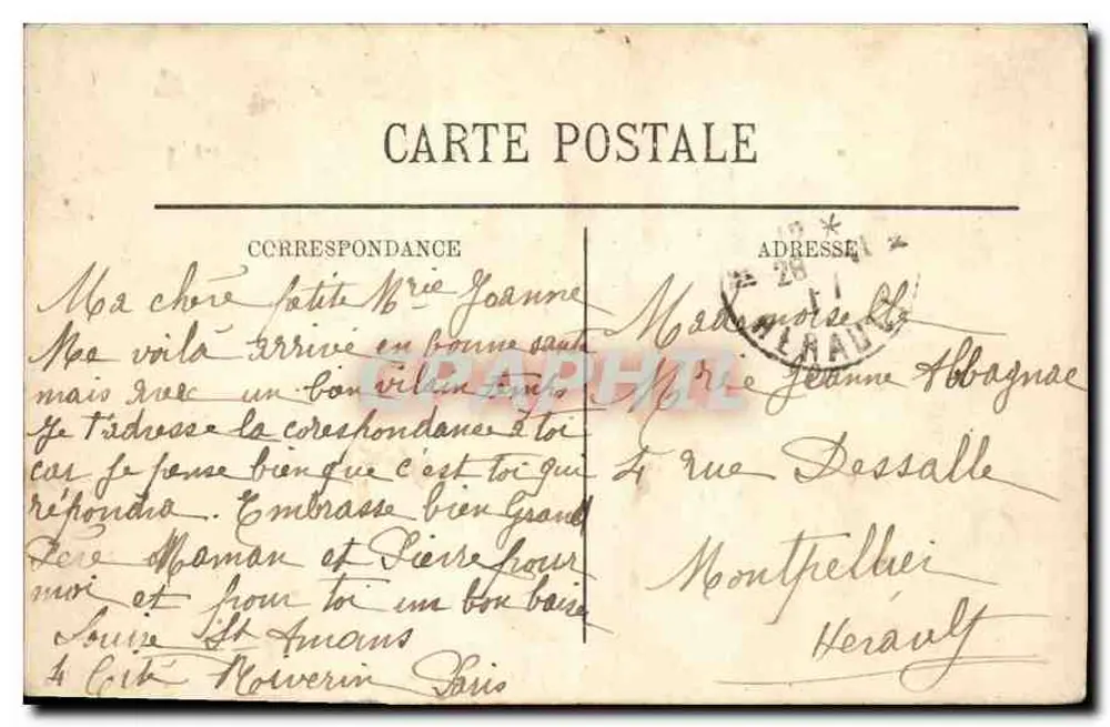 PARIS — Het Paleis van Justitie — De Facade — LL. — n° 802 - Achterkant