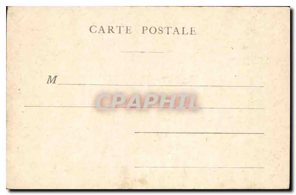 Paris — La Sorbonne — Verleger unbekannt - Rückseite