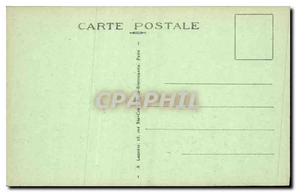 Paris — Praça da República — A. L. - Verso