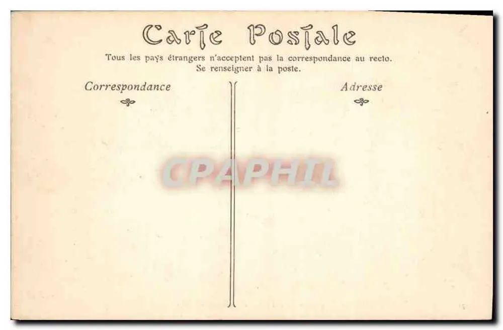 Paris — Perspectiva da Avenida dos Campos Elísios — ND Phot - Verso