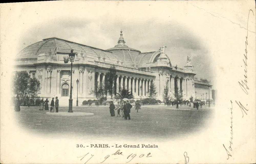PARIS - Duży Pałac — 30. - 17 września 1902 - Awers