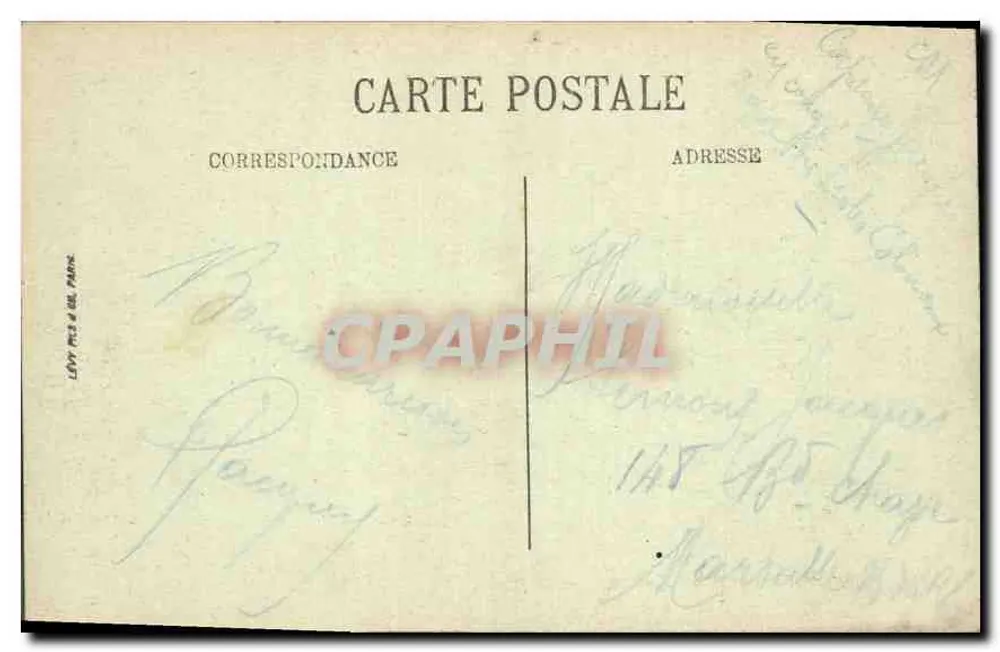 Paris — Ansicht der Seine vom Pont de Flore — LL. - Rückseite