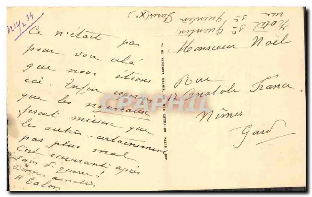 Paris — A Catedral de Notre-Dame — editor '97' - Verso