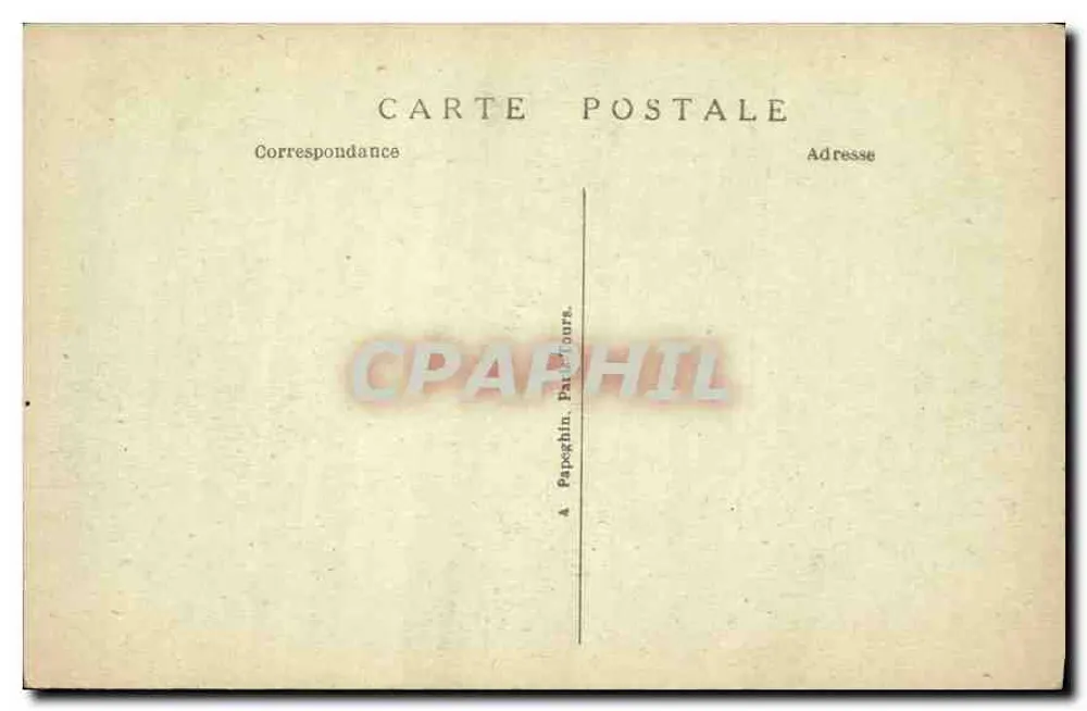 Paris — A Câmara dos Deputados — A.P. n°84 - Verso
