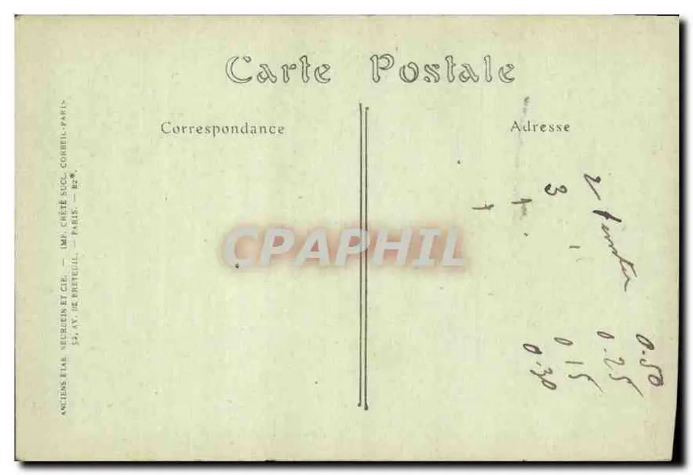 Paris — Die Brücke des Wechsels und das Palais de Justice — ND Fotografie n°306 - Rückseite