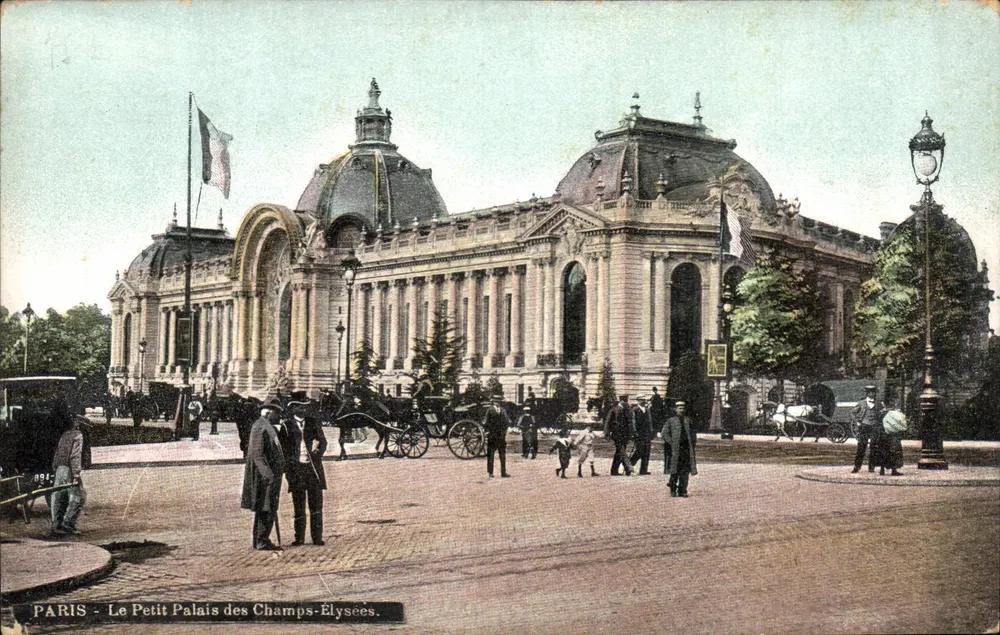 PARIS - O Pequeno Palácio dos Campos Elísios — editor L. V. A. Photo, Paris - Frente
