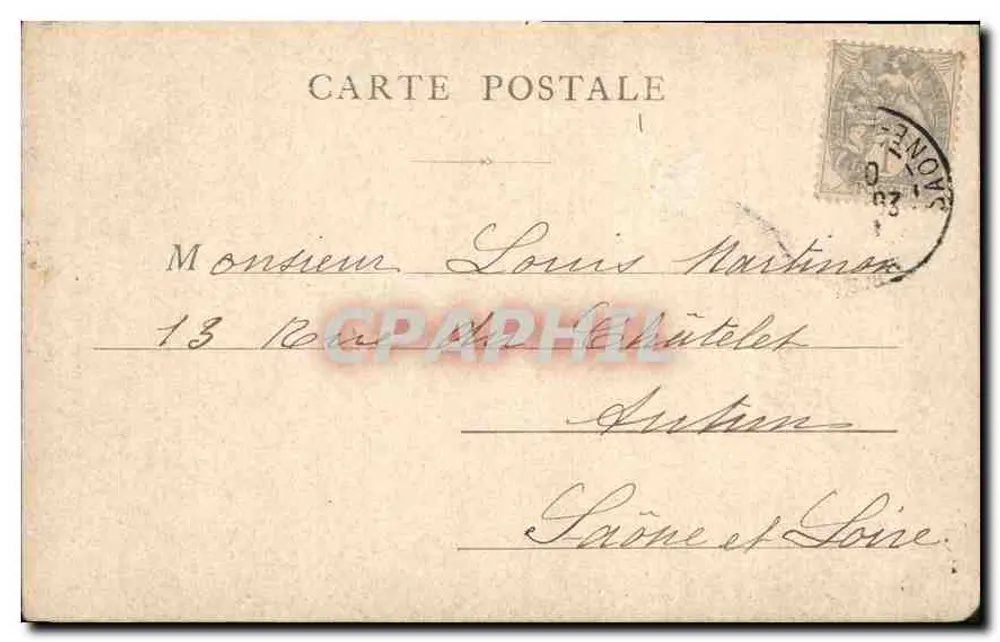 Paris — A Fonte, Praça Saint-Sulpice - Verso