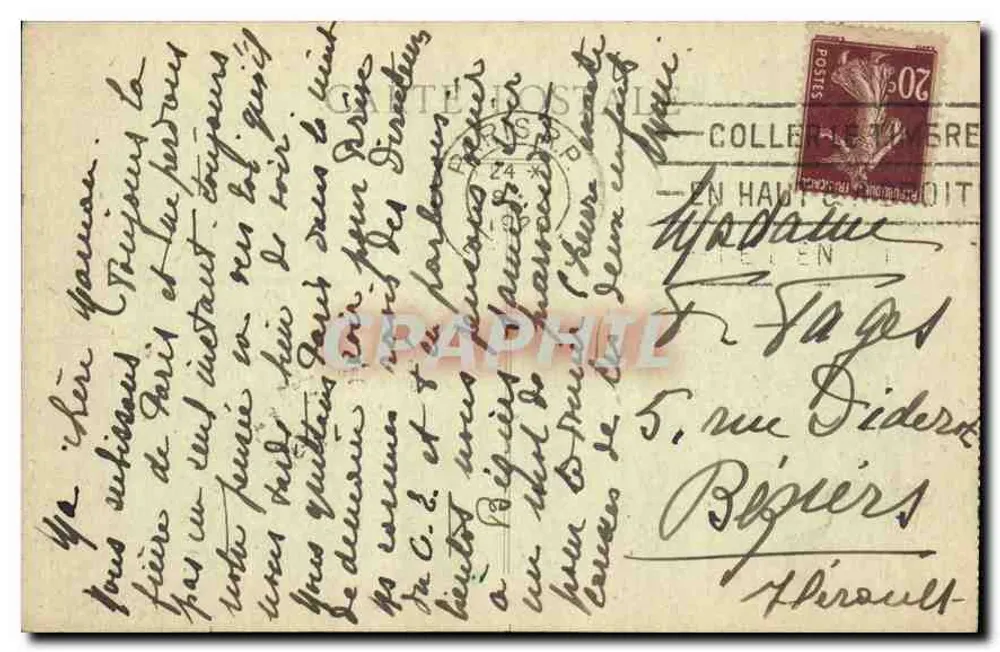 Paris — Rathaus und Pont d'Arcole — R.P. - 511 - Rückseite