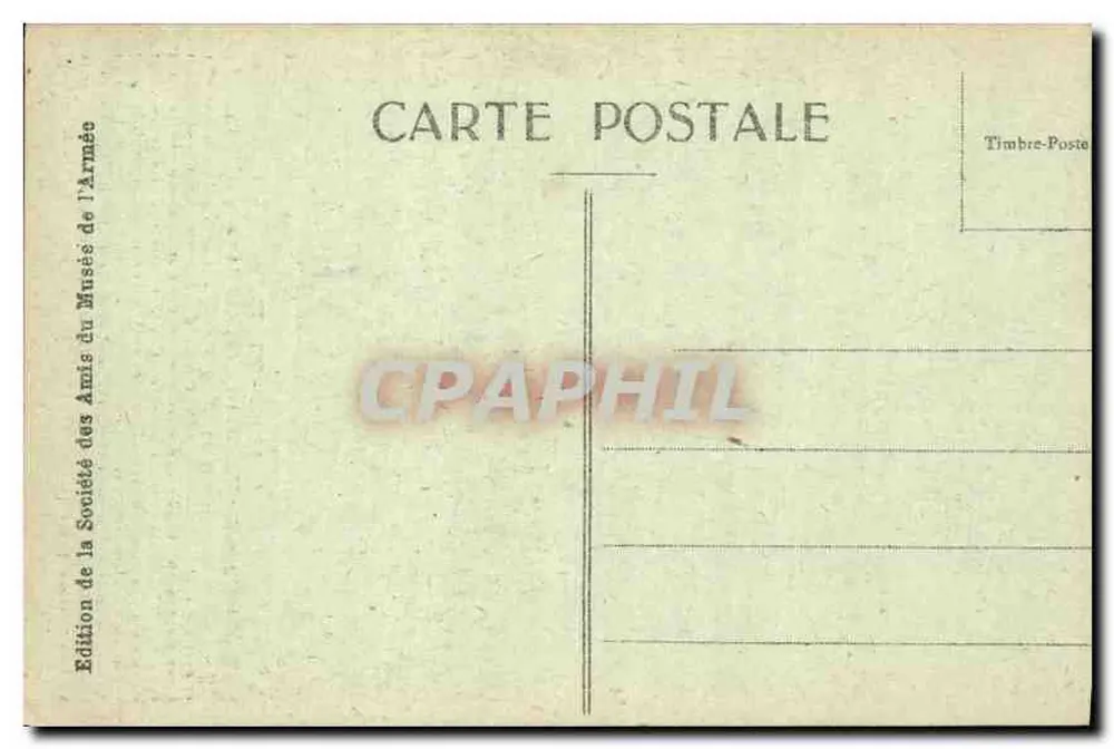 La Chapelle Napoléon im Hôtel des Invalides — Paris — Ausgabe der Gesellschaft der Freunde des Museums der Armee - Rückseite