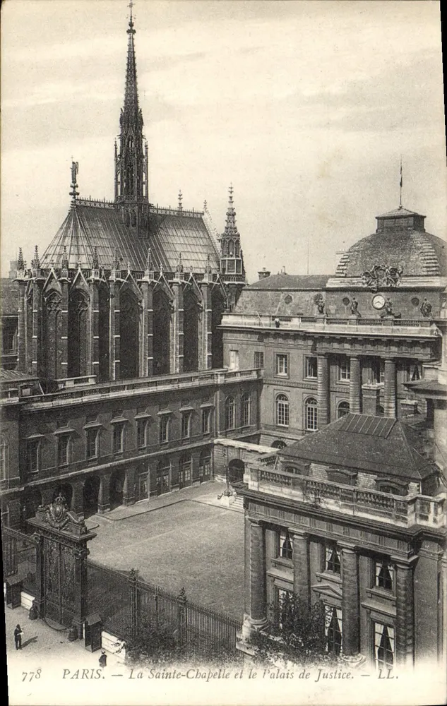 Paris — Sainte-Chapelle und Palais de Justice — LL. n° 778 - Vorderseite